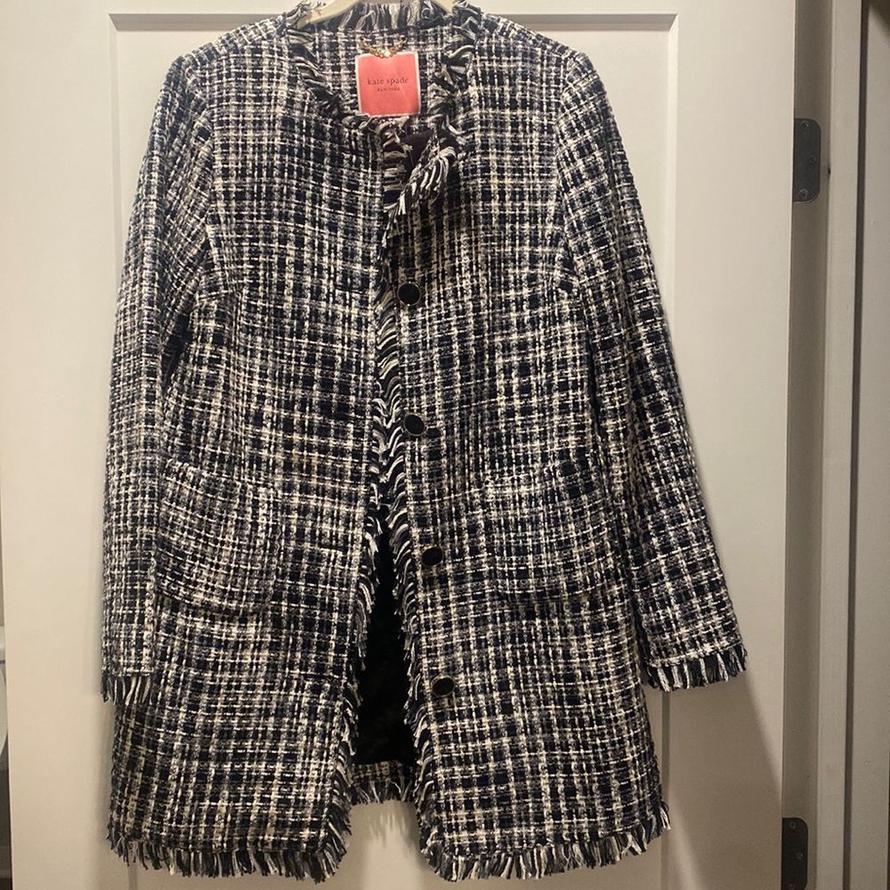 Kate Spade Tweed Coat